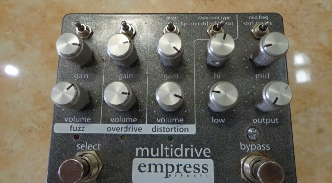 Distortion pedals come first. really?