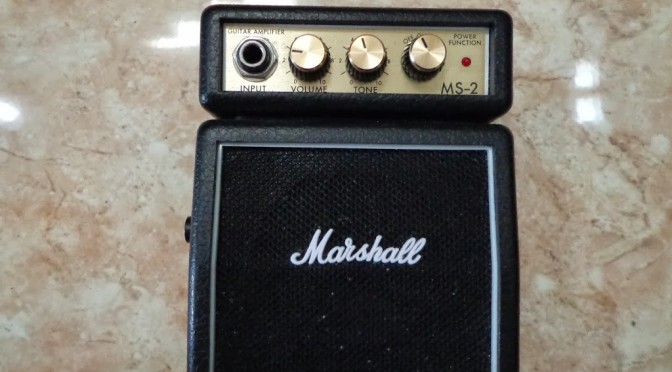 Marshall MS-2, cute little hard rock served on your desk